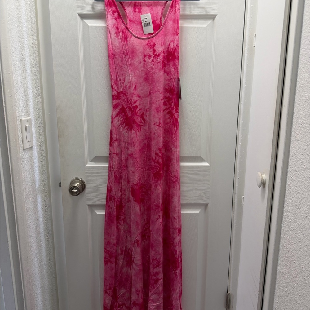 West Kei Pink Tie-Dye Top